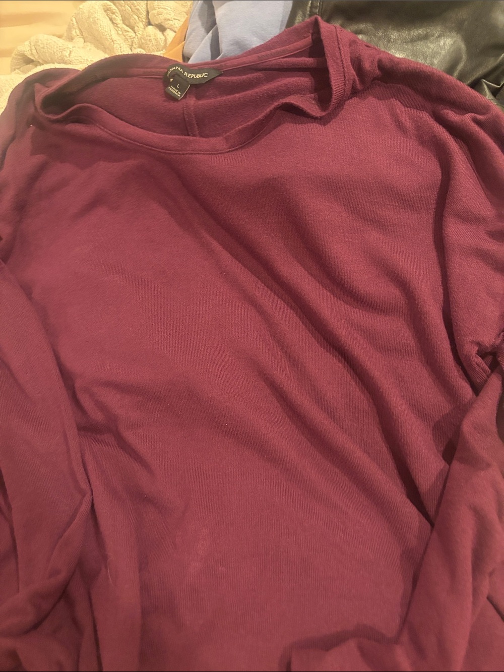 Banana Republic Plum Crewneck Sweater